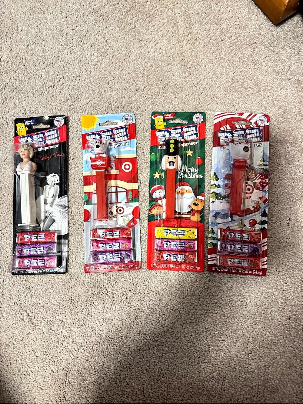 BNIB 4 PEZ Candy & Dispensers from Target in USA